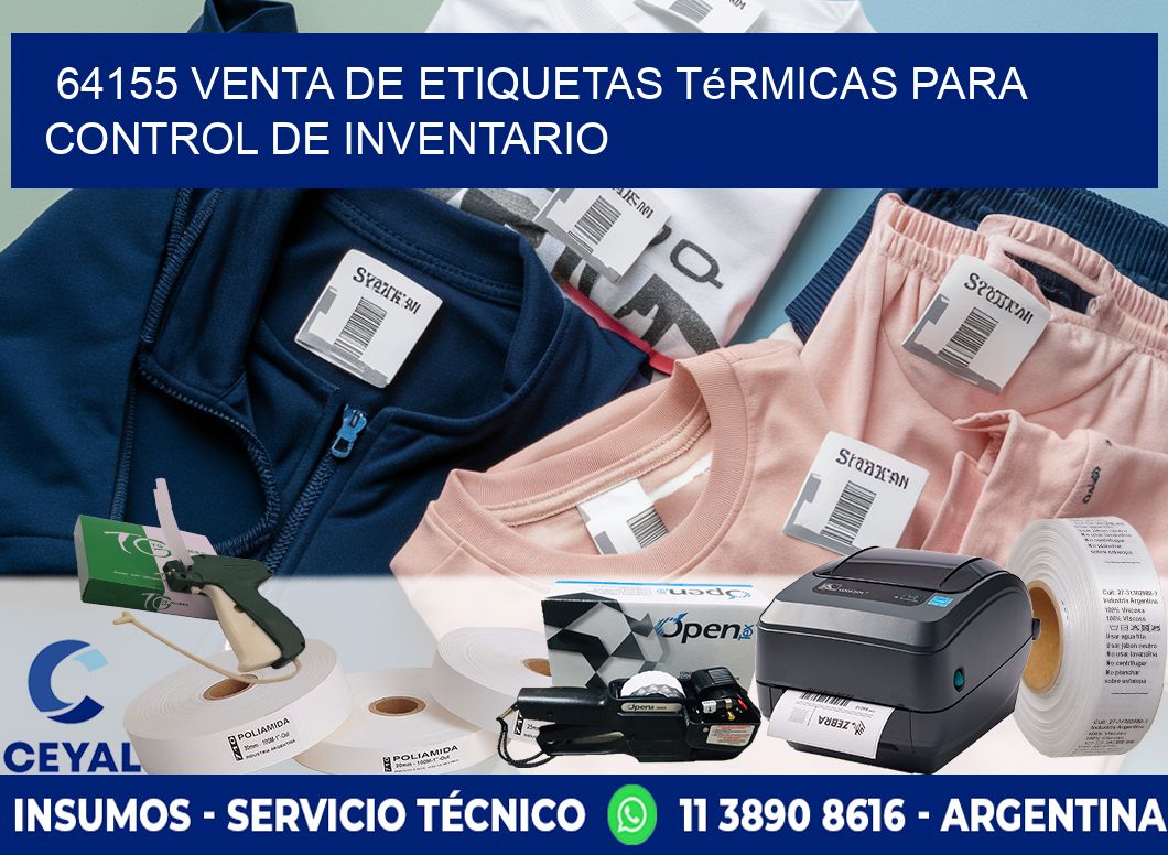 64155 venta de etiquetas térmicas para control de inventario