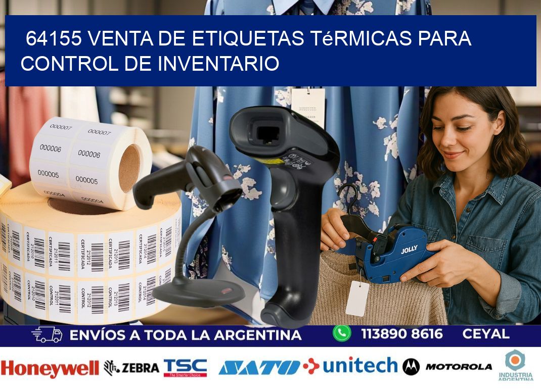 64155 venta de etiquetas térmicas para control de inventario