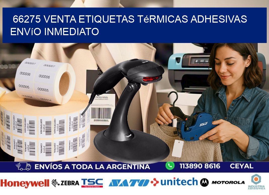 66275 venta etiquetas térmicas adhesivas envío inmediato