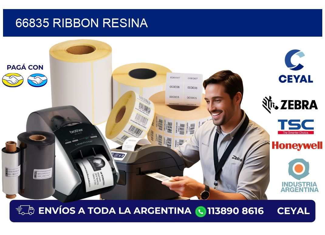 66835 ribbon resina