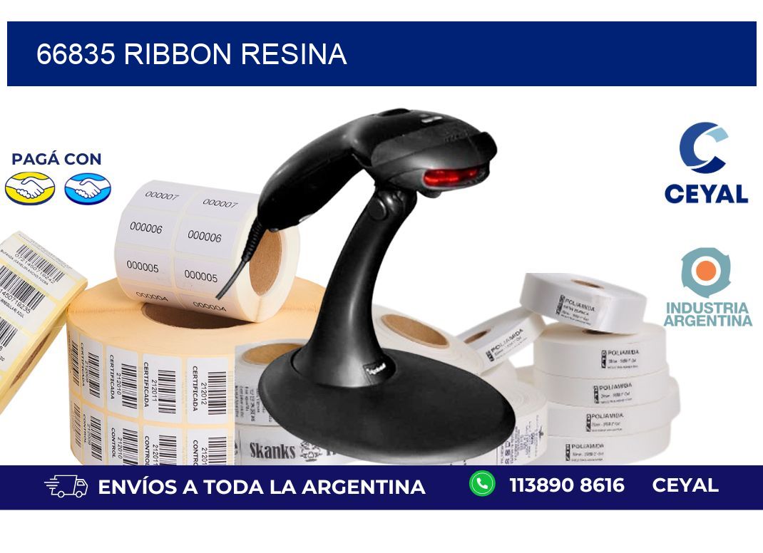 66835 ribbon resina