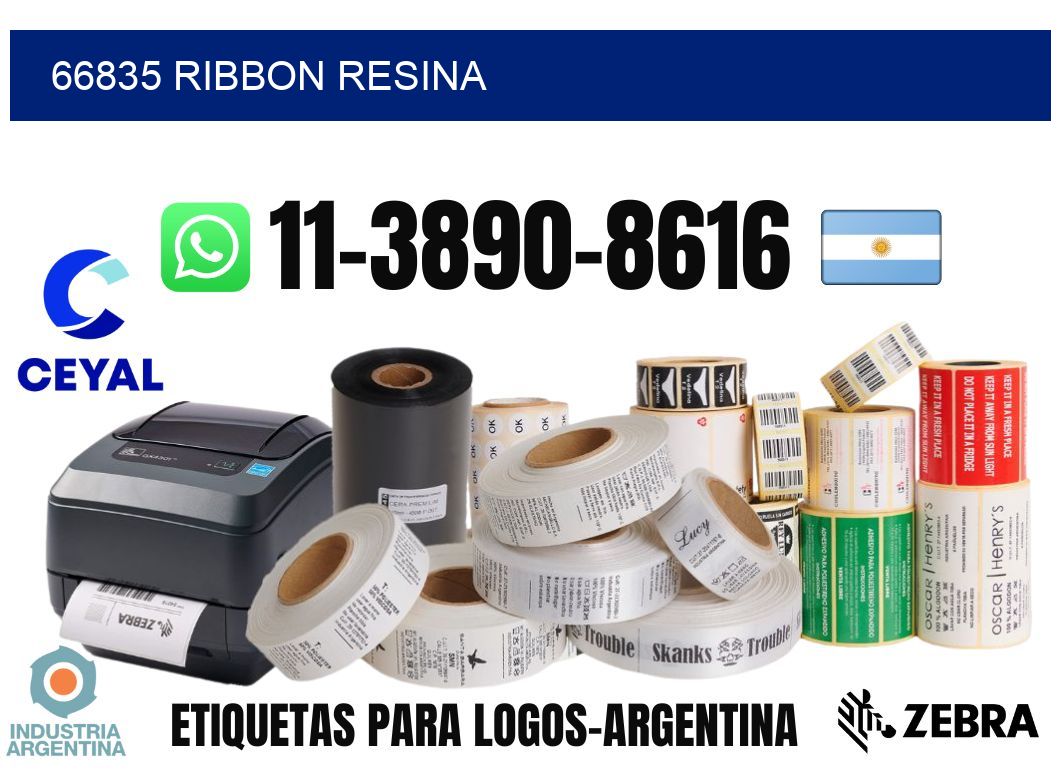 66835 ribbon resina