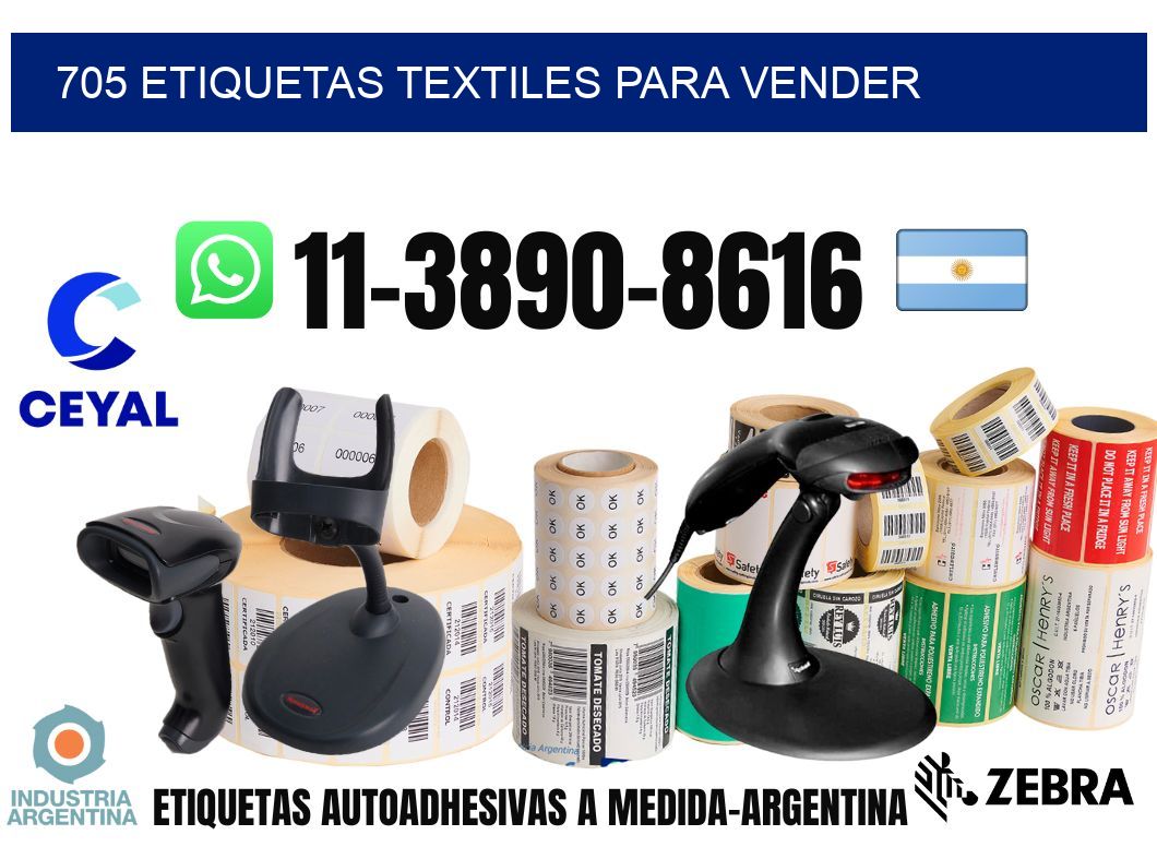 705 Etiquetas textiles para vender