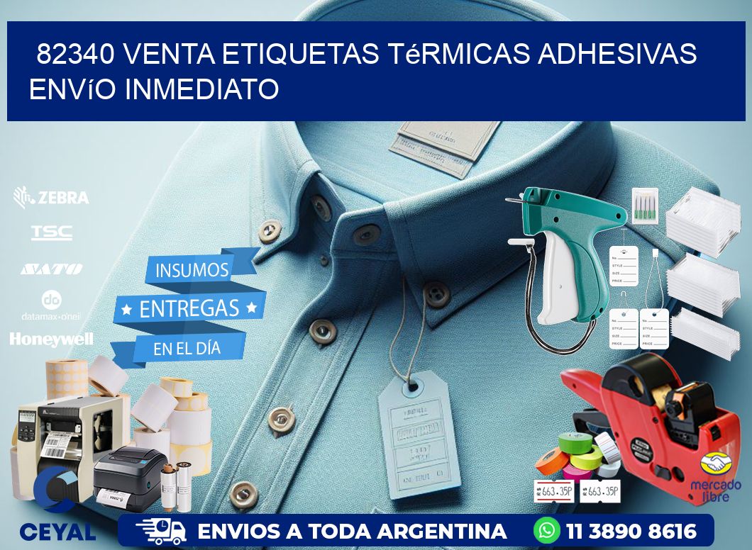 82340 venta etiquetas térmicas adhesivas envío inmediato