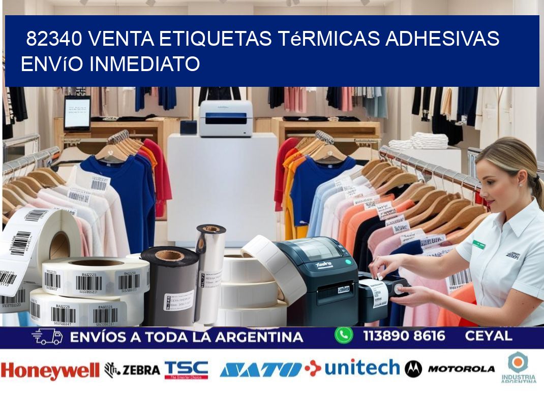 82340 venta etiquetas térmicas adhesivas envío inmediato
