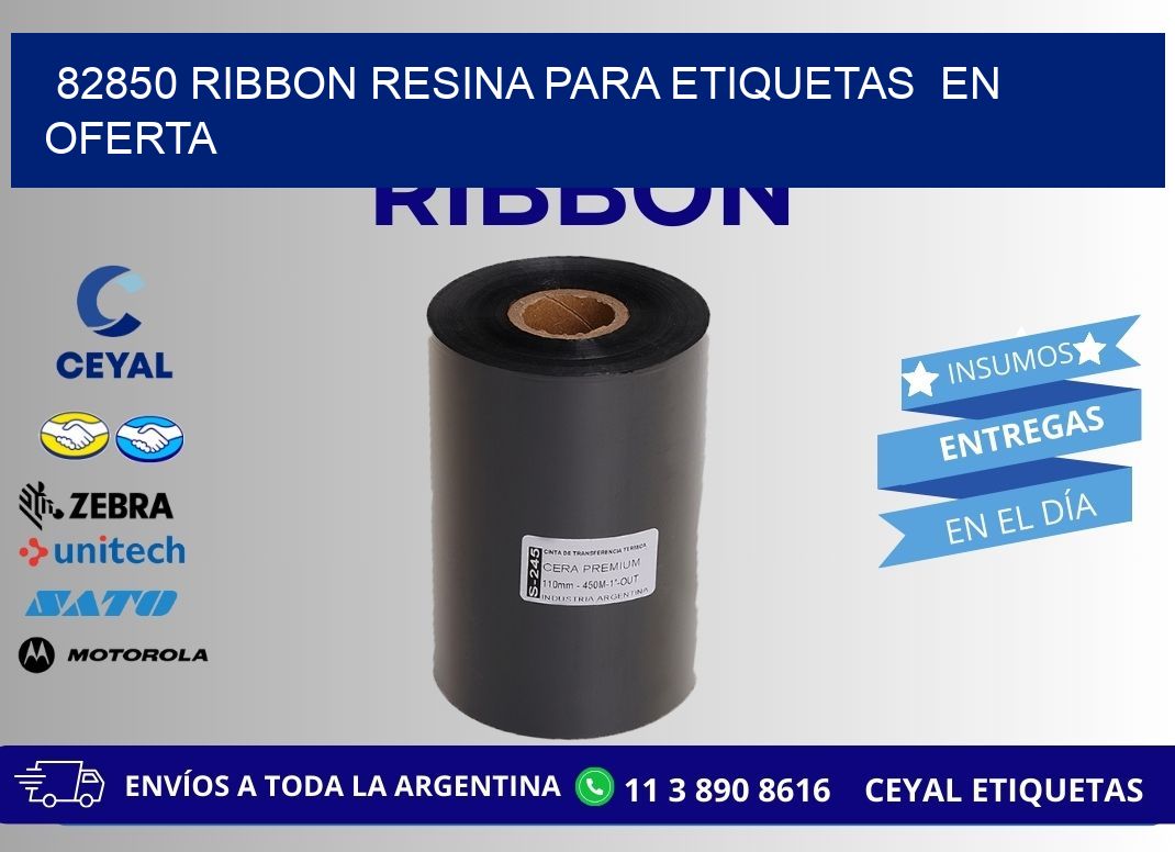 82850 ribbon resina para etiquetas  en oferta