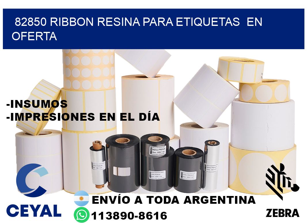 82850 ribbon resina para etiquetas  en oferta