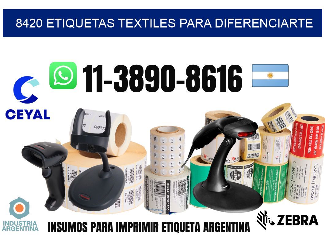 8420 Etiquetas textiles para diferenciarte