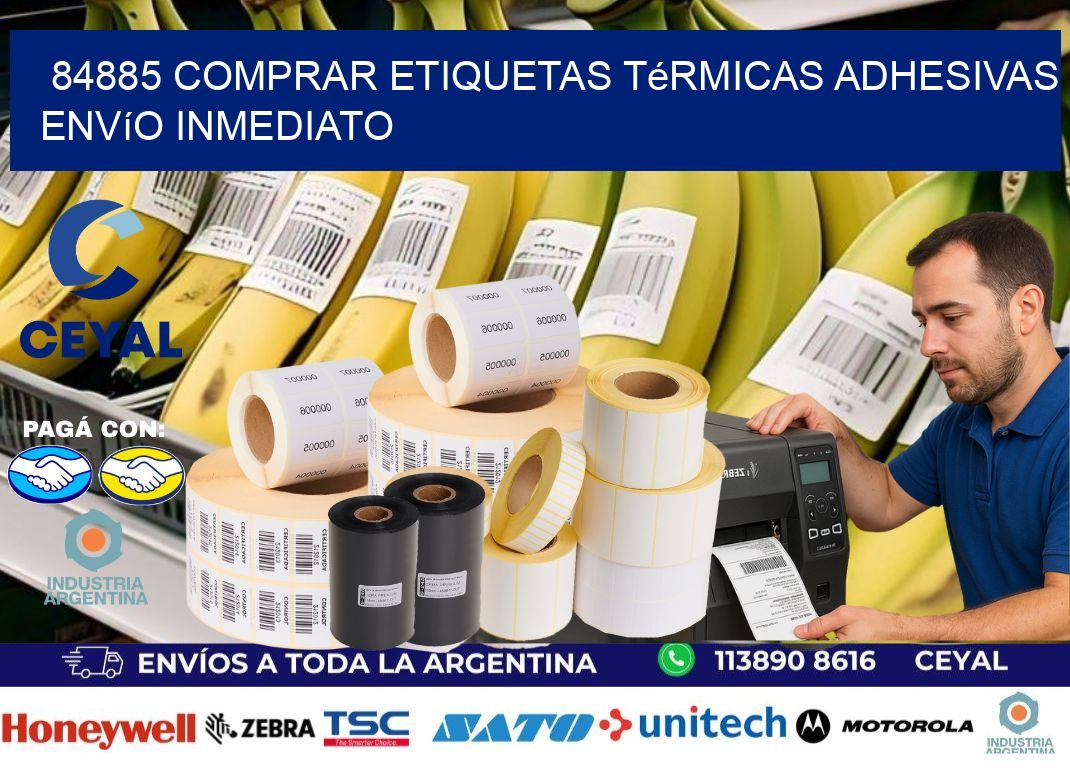 84885 comprar etiquetas térmicas adhesivas envío inmediato