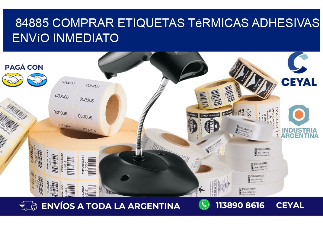 84885 comprar etiquetas térmicas adhesivas envío inmediato