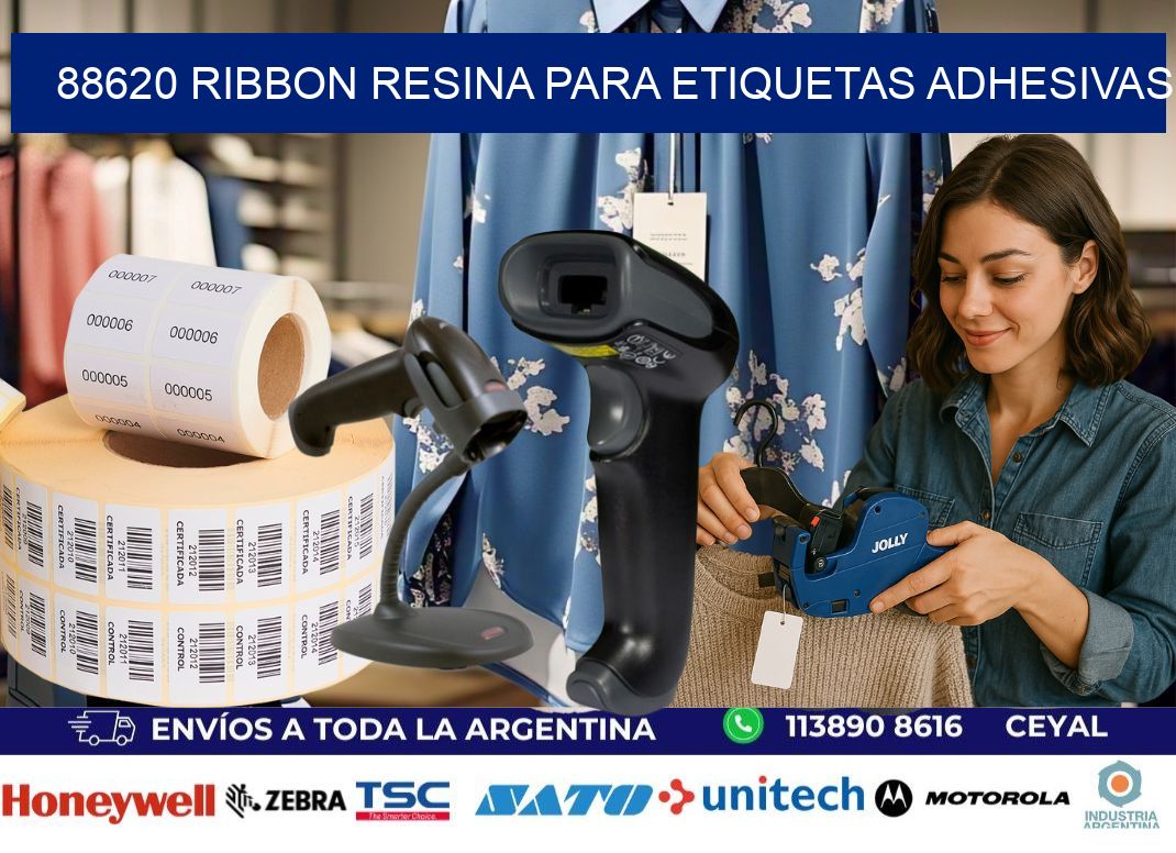88620 ribbon resina para etiquetas adhesivas