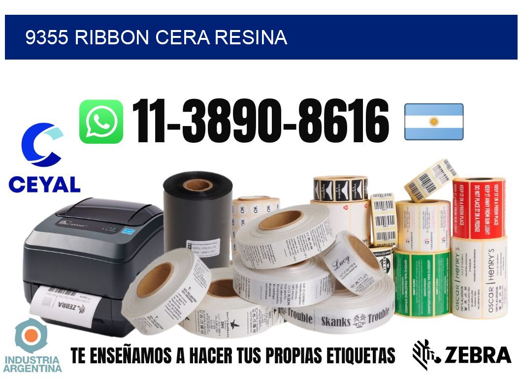 9355 ribbon cera resina
