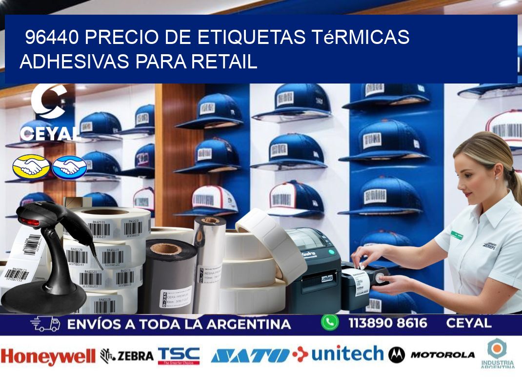 96440 precio de etiquetas térmicas adhesivas para retail