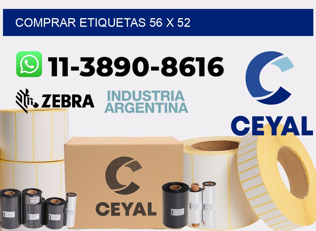 comprar etiquetas 56 x 52