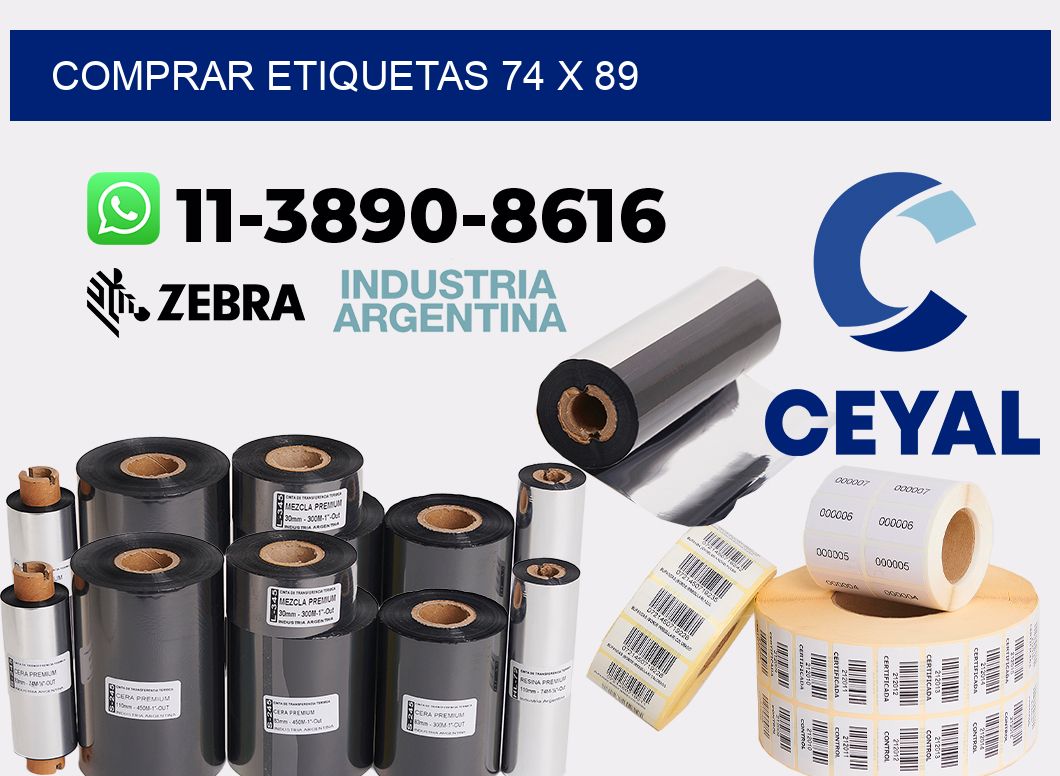 comprar etiquetas 74 x 89