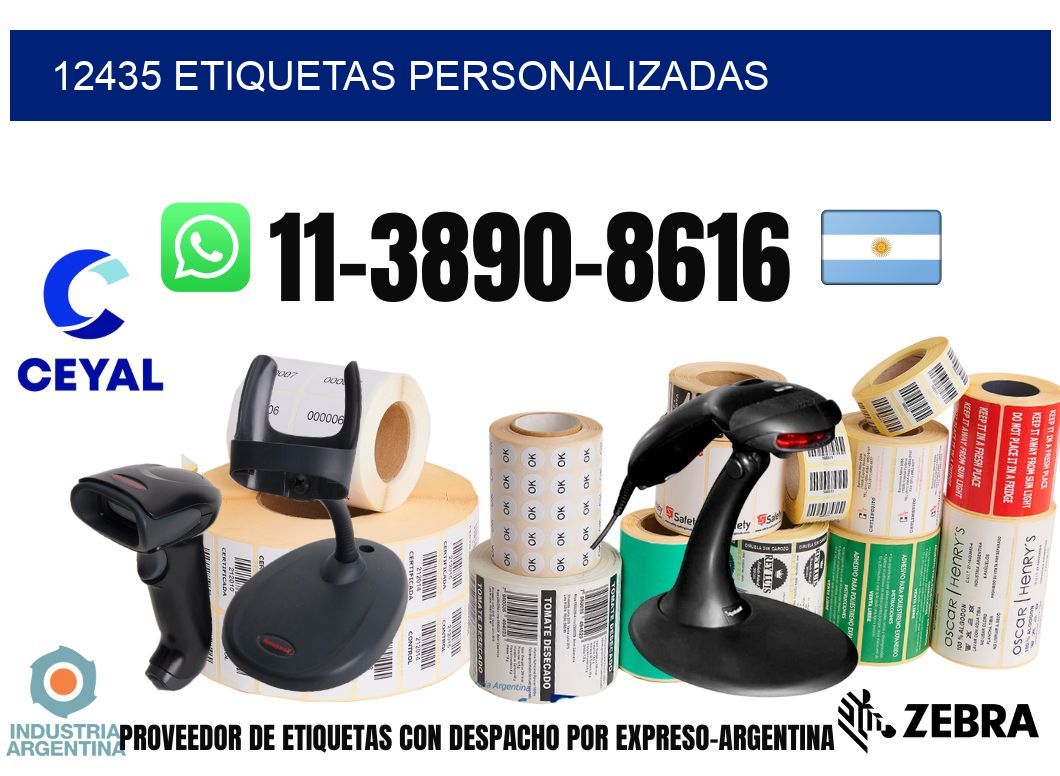 12435 etiquetas personalizadas