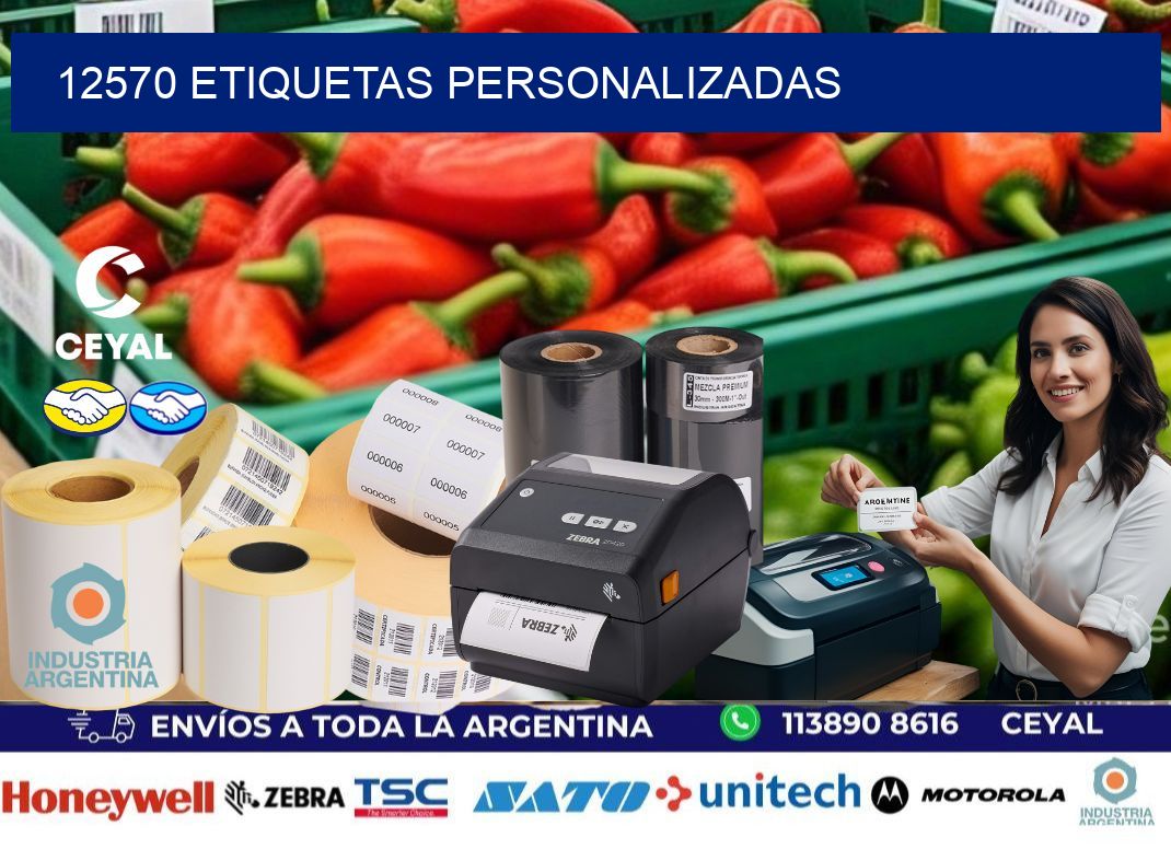 12570 etiquetas personalizadas