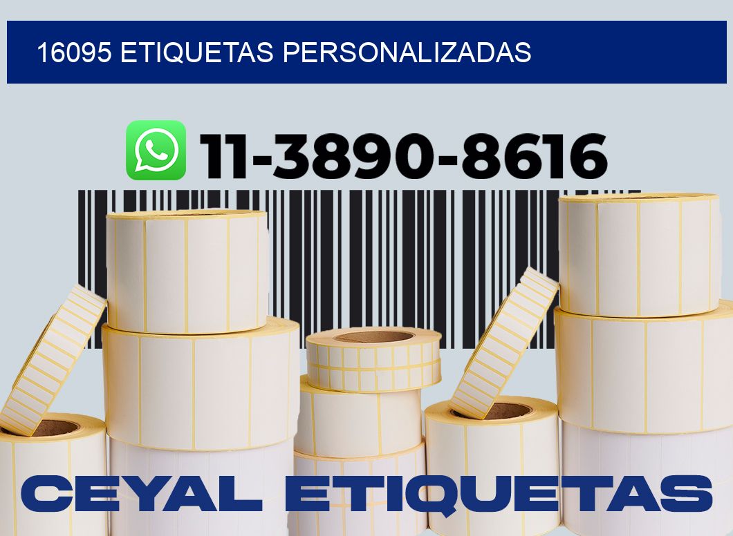 16095 etiquetas personalizadas