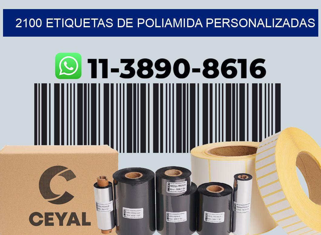 2100 Etiquetas de poliamida personalizadas