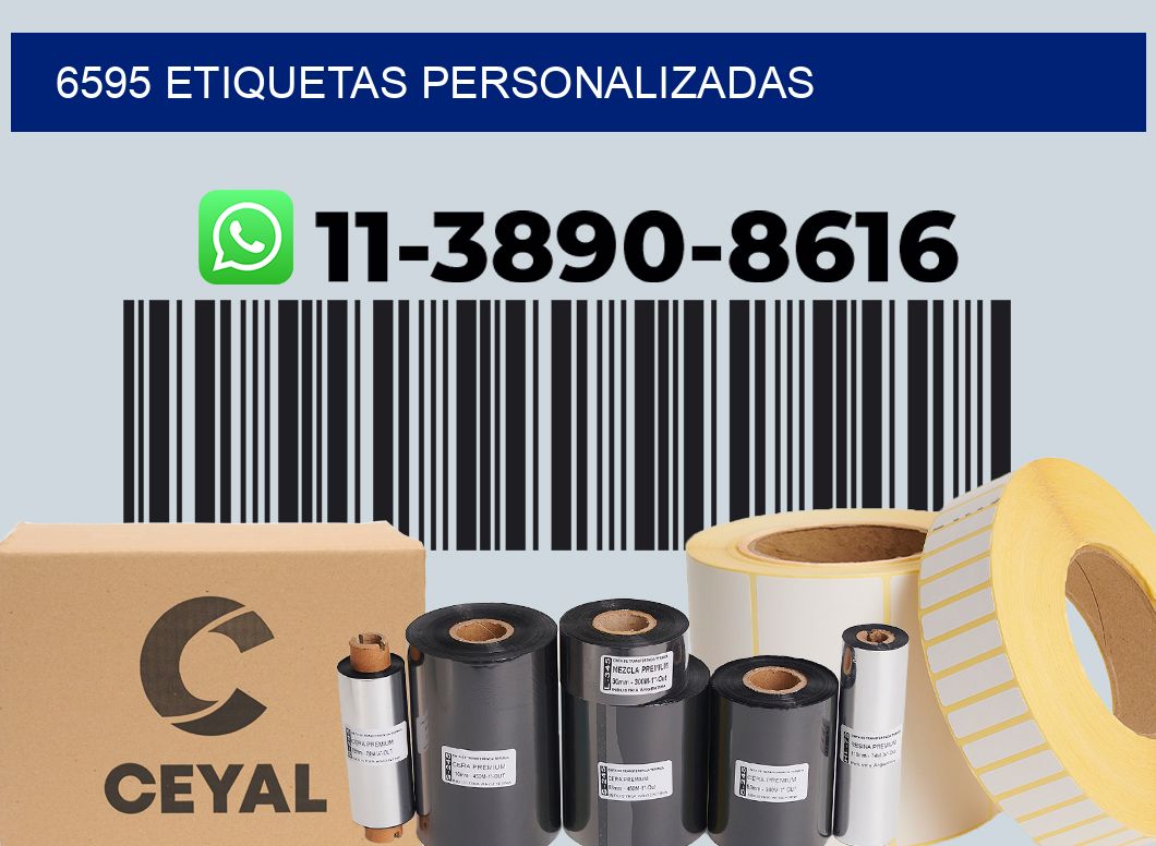 6595 etiquetas personalizadas