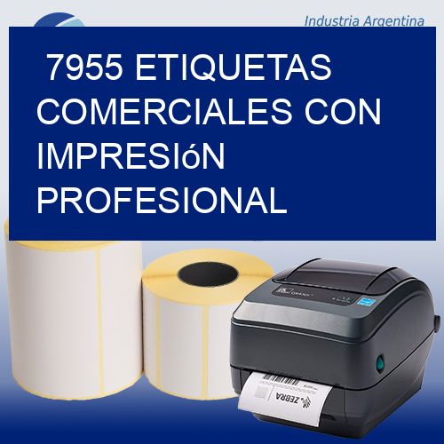7955 Etiquetas comerciales con impresión profesional