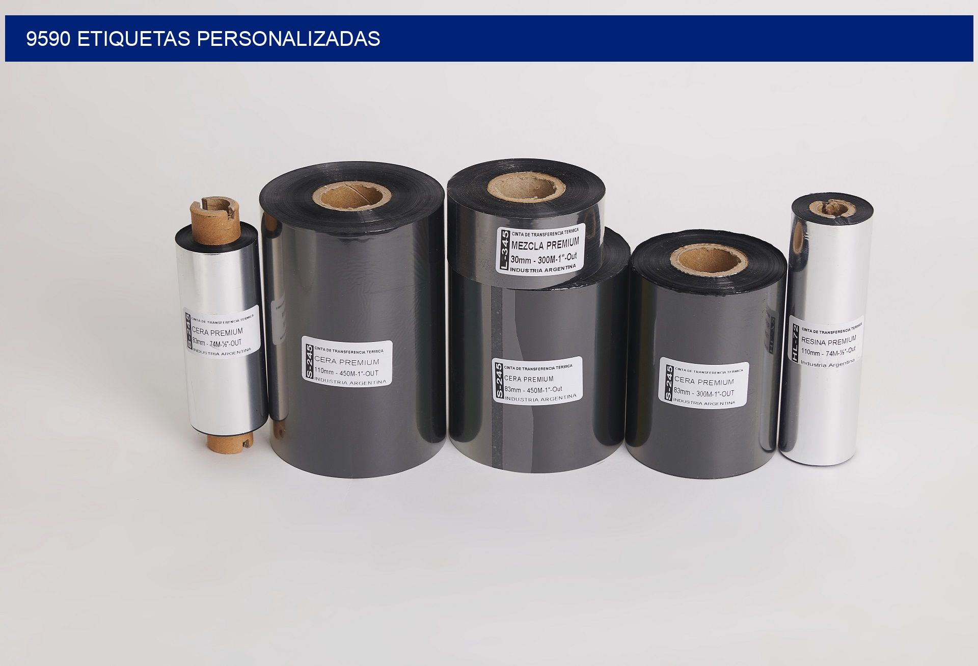 9590 etiquetas personalizadas