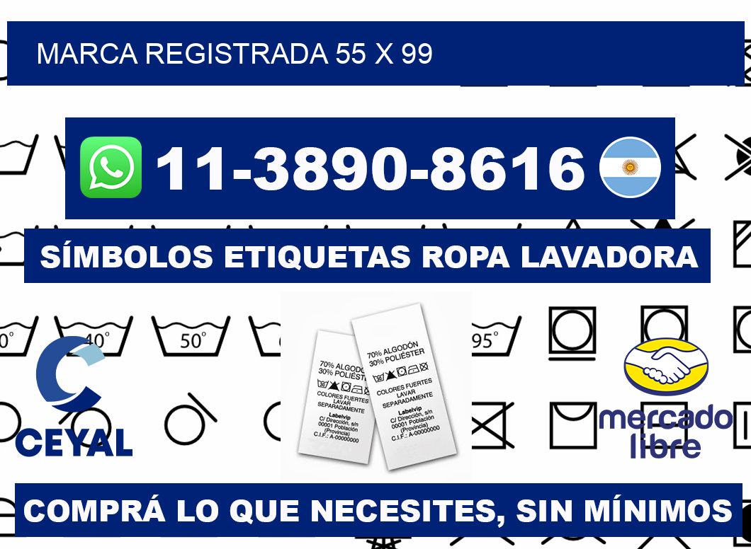 Marca registrada 55 x 99