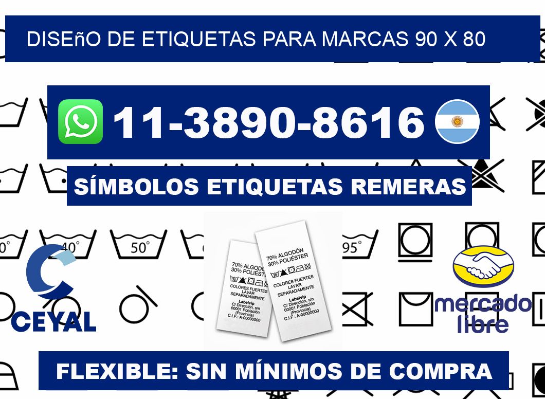 diseño de etiquetas para marcas 90 x 80