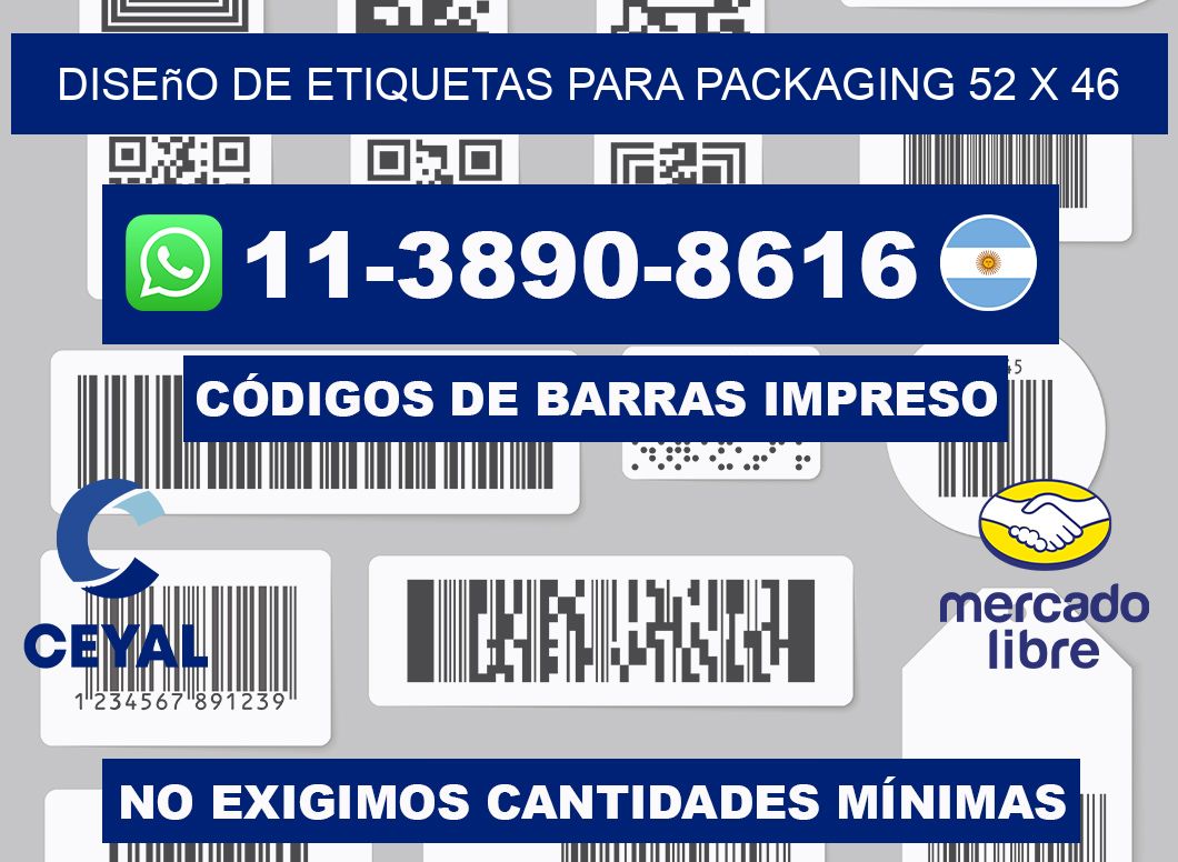 diseño de etiquetas para packaging 52 x 46