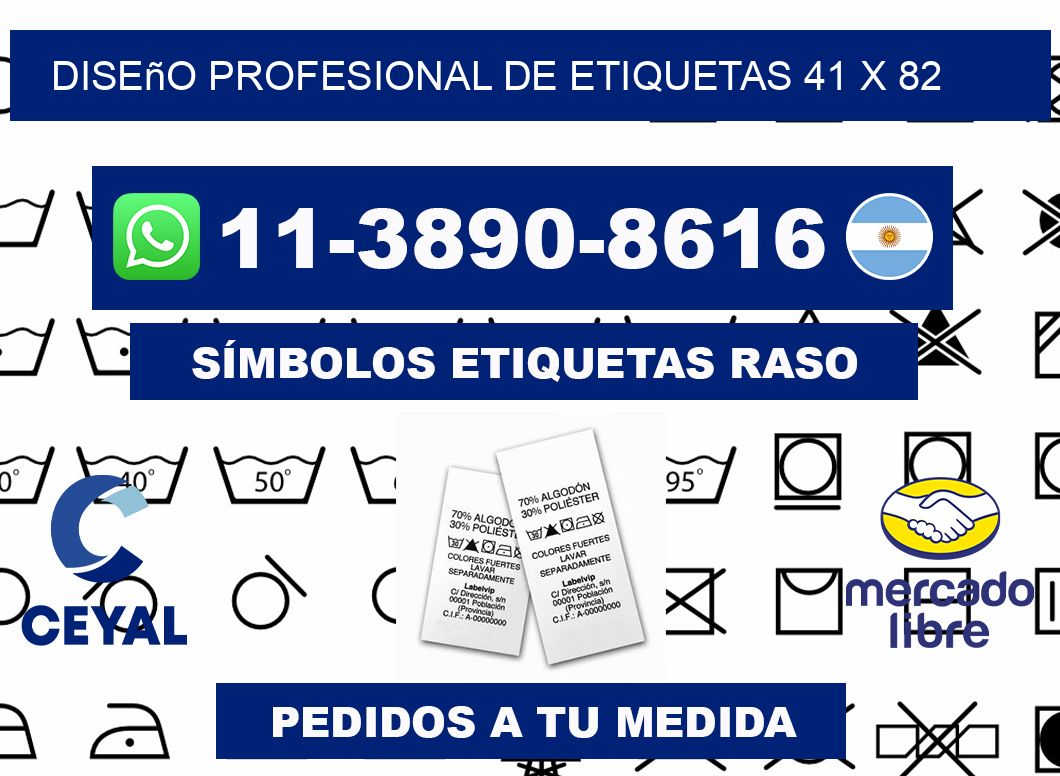 diseño profesional de etiquetas 41 x 82
