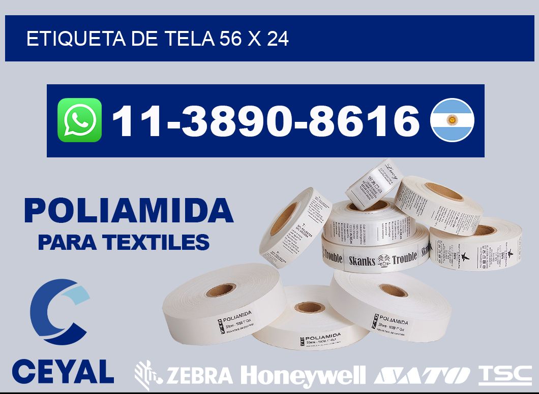 etiqueta de tela 56 x 24