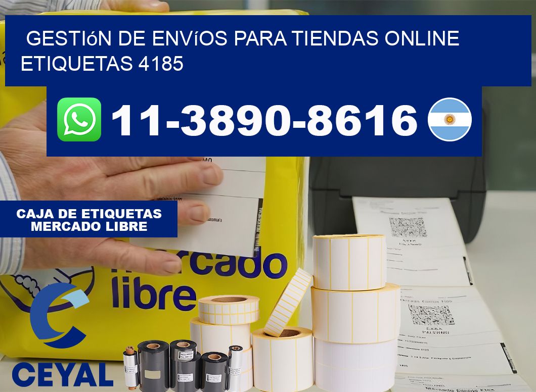 Gestión de envíos para tiendas online  etiquetas 4185
