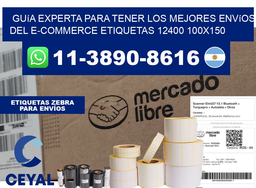 Guía experta para tener los mejores envíos del e-commerce etiquetas 12400 100x150