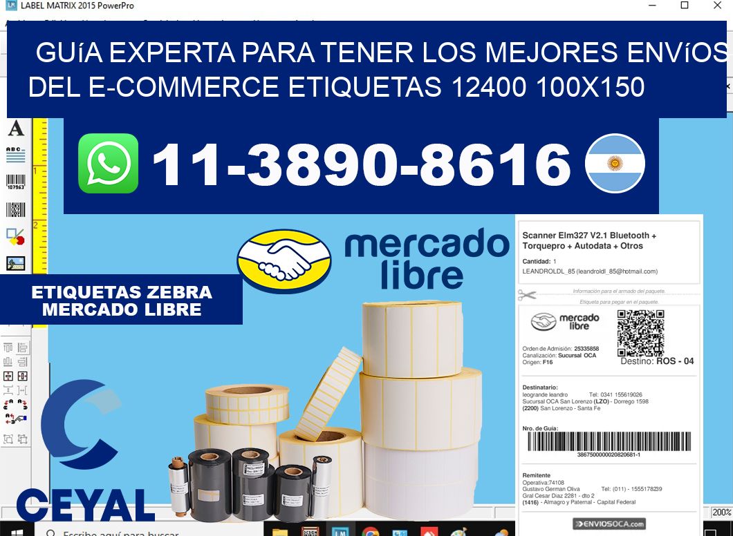 Guía experta para tener los mejores envíos del e-commerce etiquetas 12400 100x150