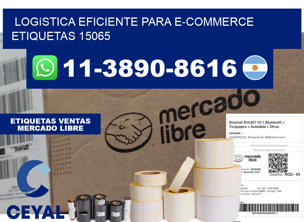 Logística eficiente para e-commerce  etiquetas 15065