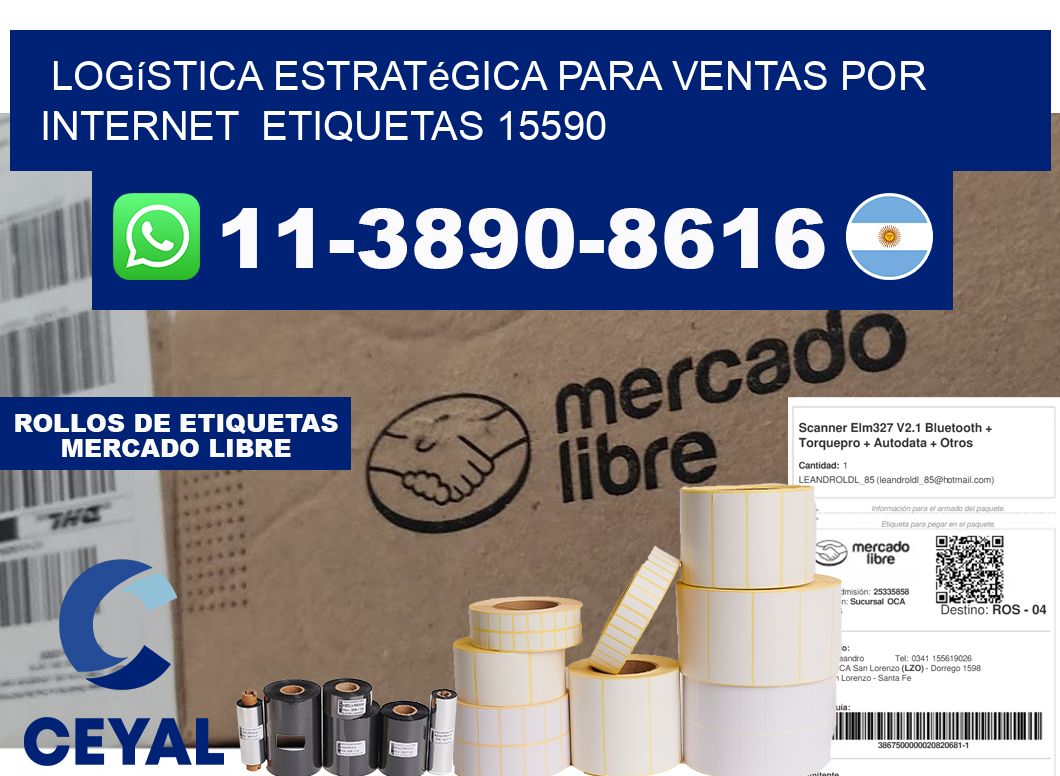 Logística estratégica para ventas por internet  etiquetas 15590