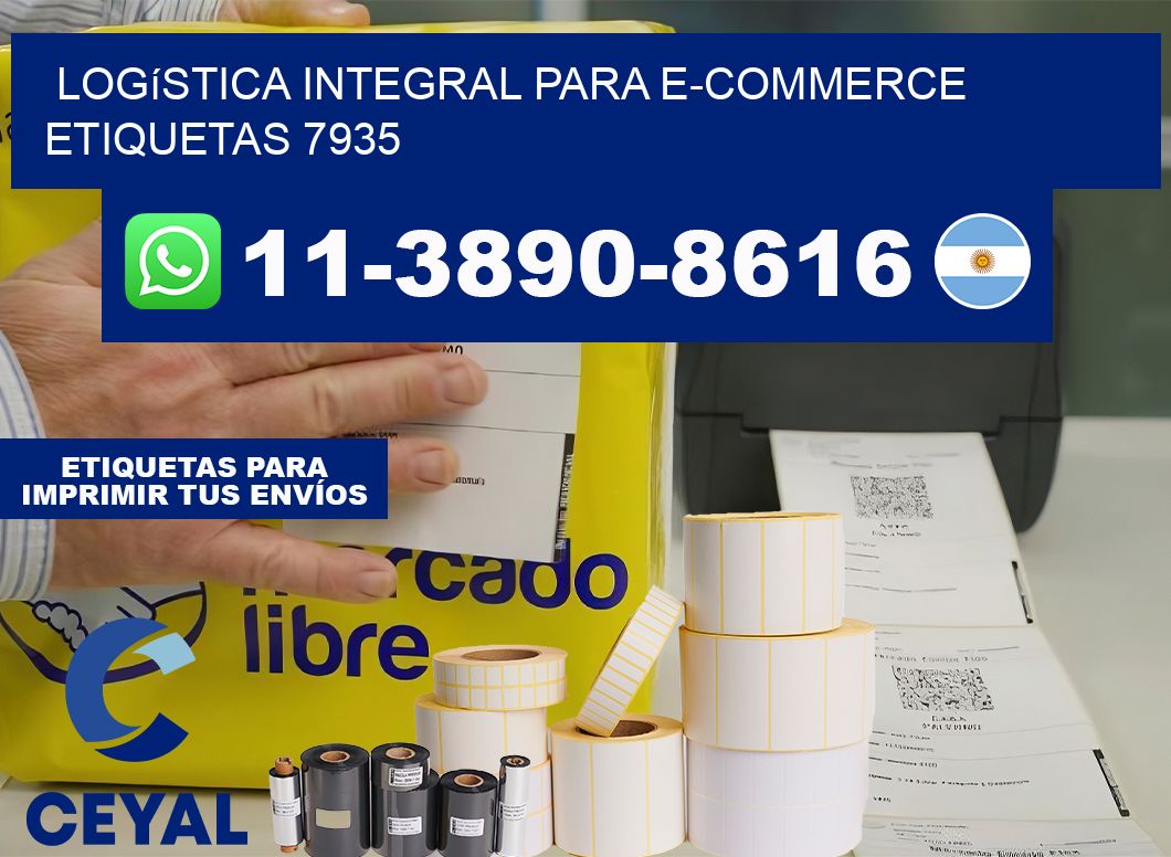 Logística integral para e-commerce  etiquetas 7935