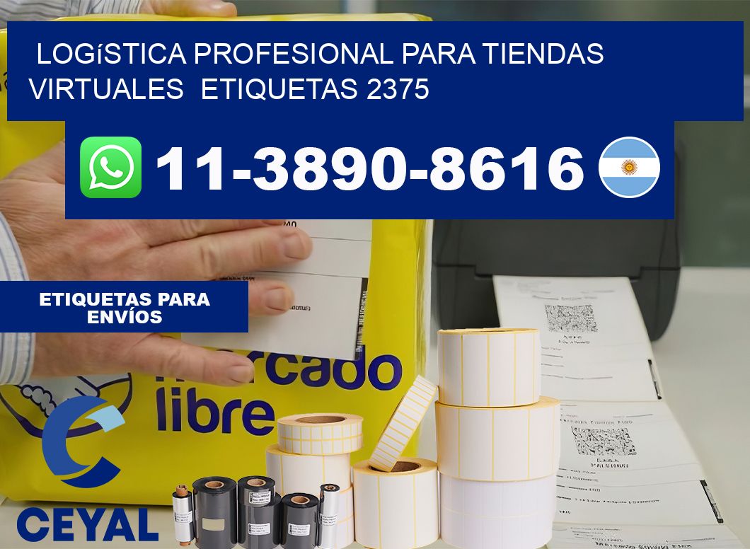 Logística profesional para tiendas virtuales  etiquetas 2375