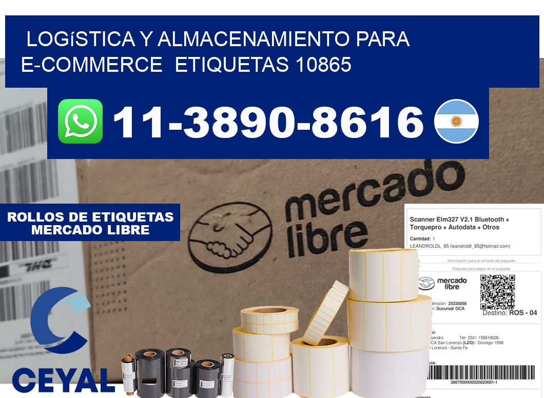 Logística y almacenamiento para e-commerce  etiquetas 10865