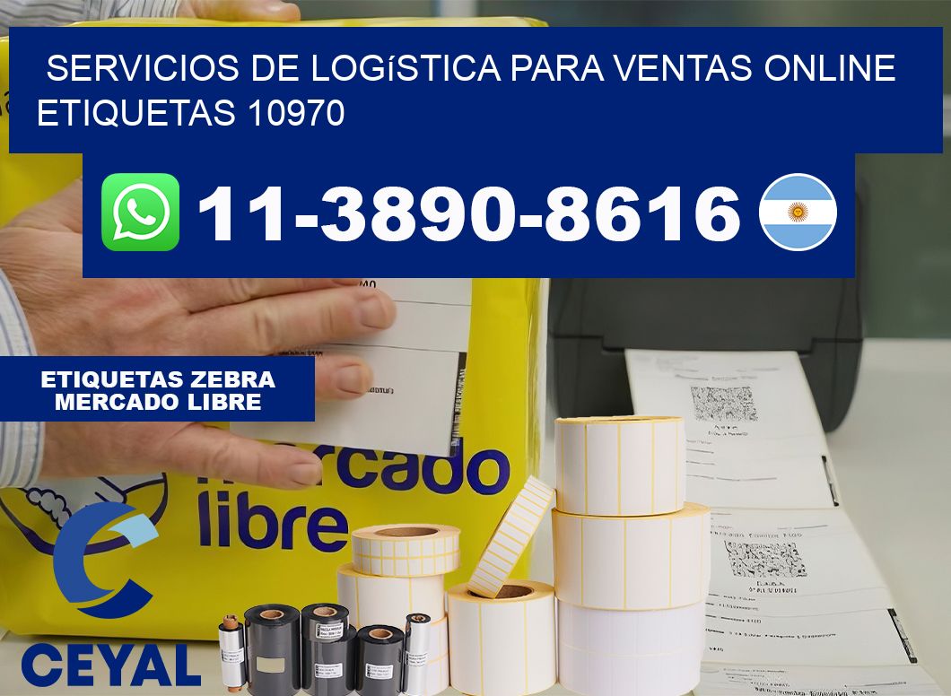 Servicios de logística para ventas online  etiquetas 10970
