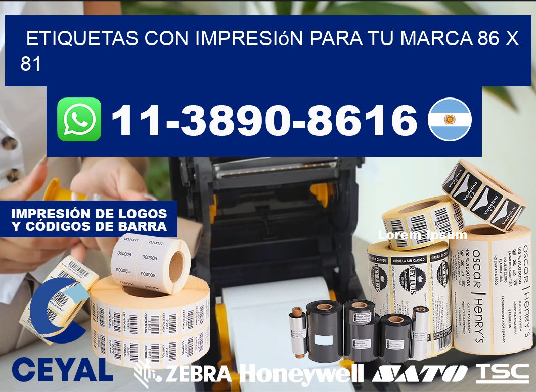 etiquetas con impresión para tu marca 86 x 81
