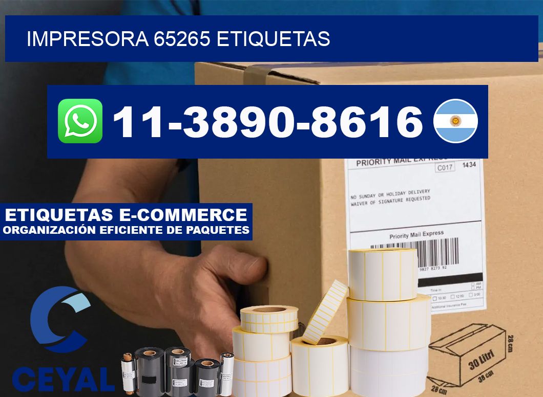 impresora 65265 etiquetas