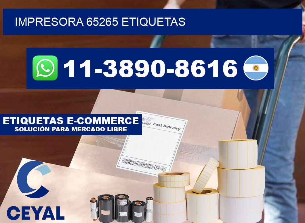 impresora 65265 etiquetas