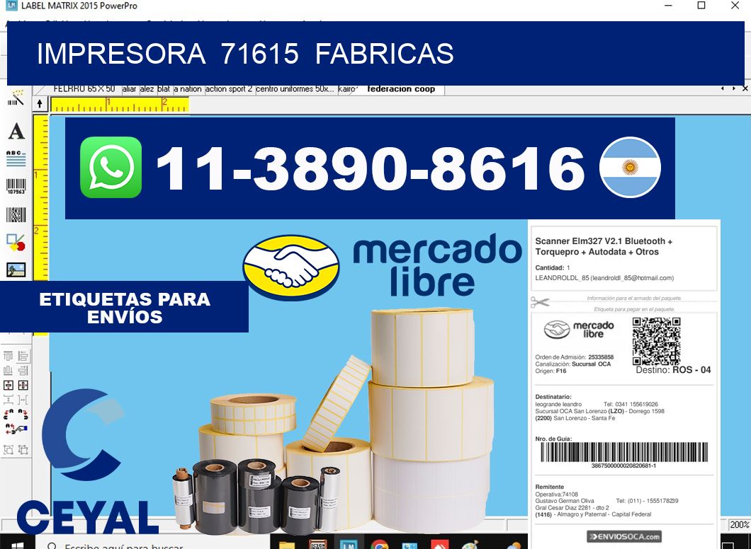 impresora 71615 fabricas