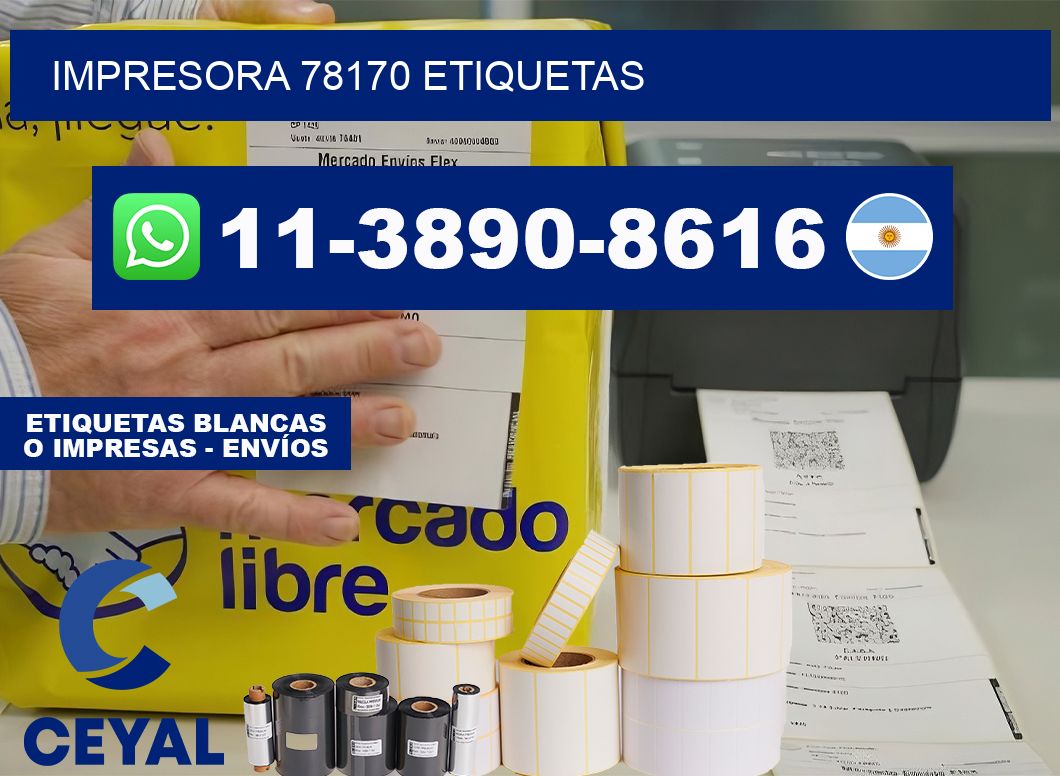 impresora 78170 etiquetas