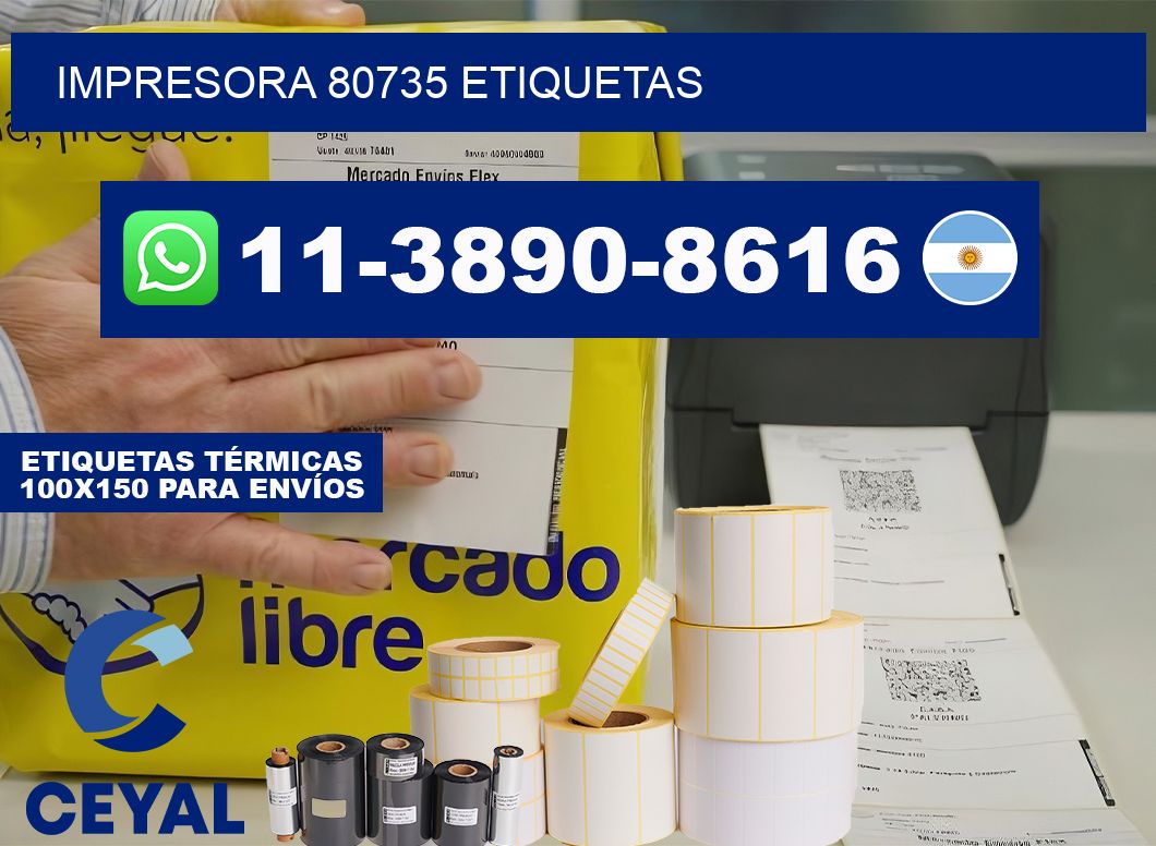 impresora 80735 etiquetas