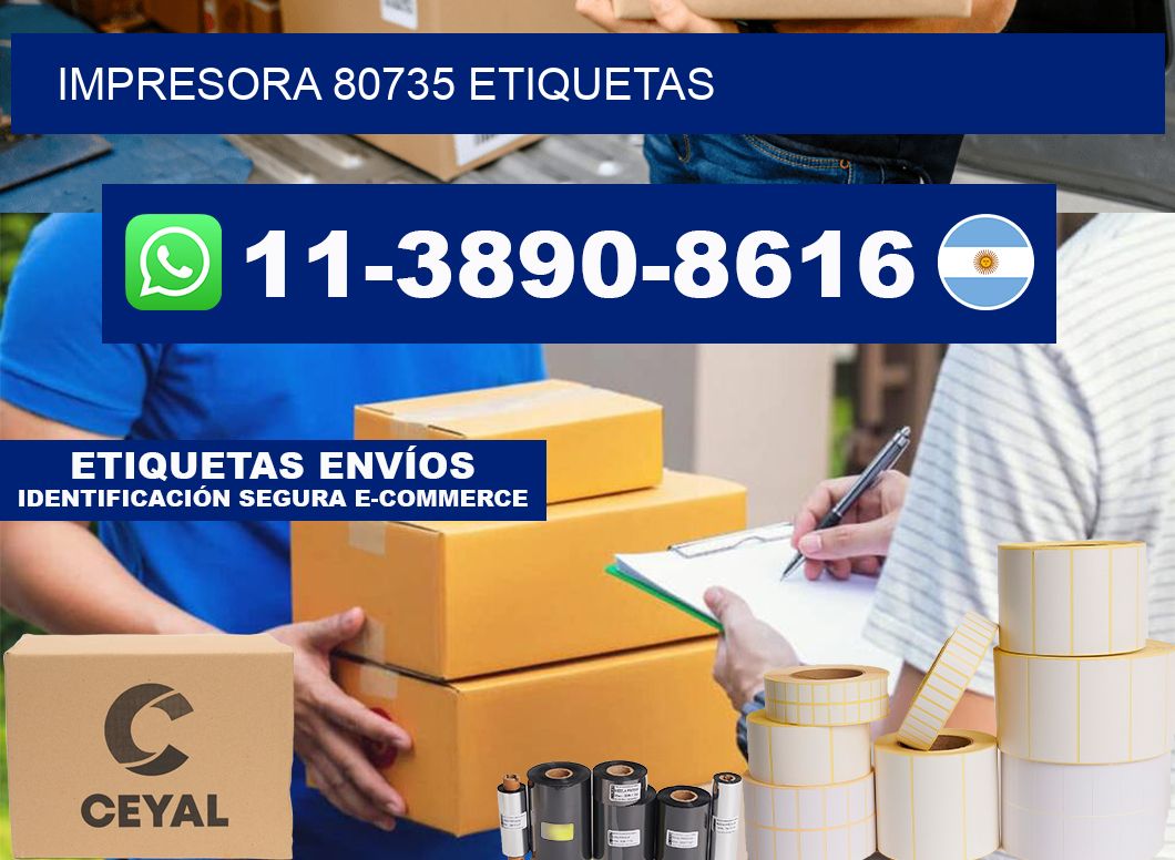 impresora 80735 etiquetas