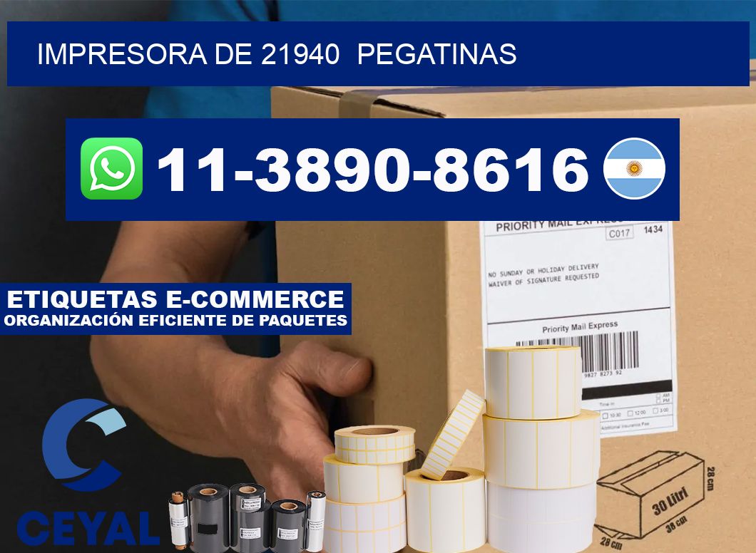 impresora de 21940 pegatinas