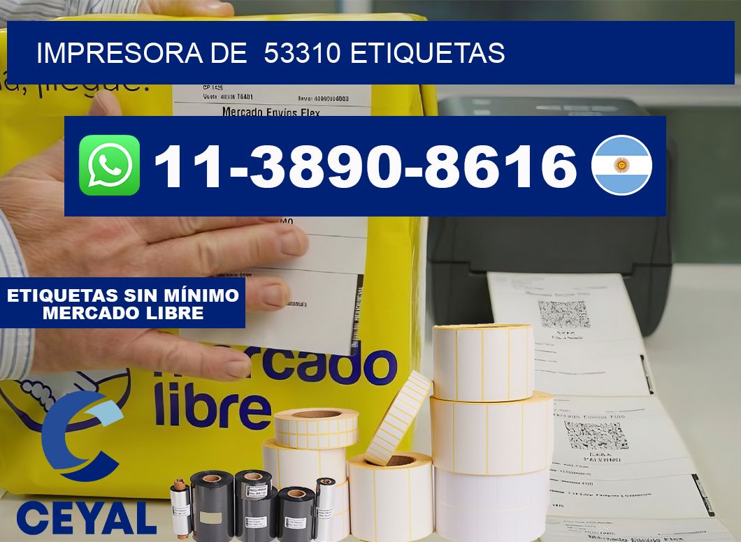 impresora de  53310 etiquetas