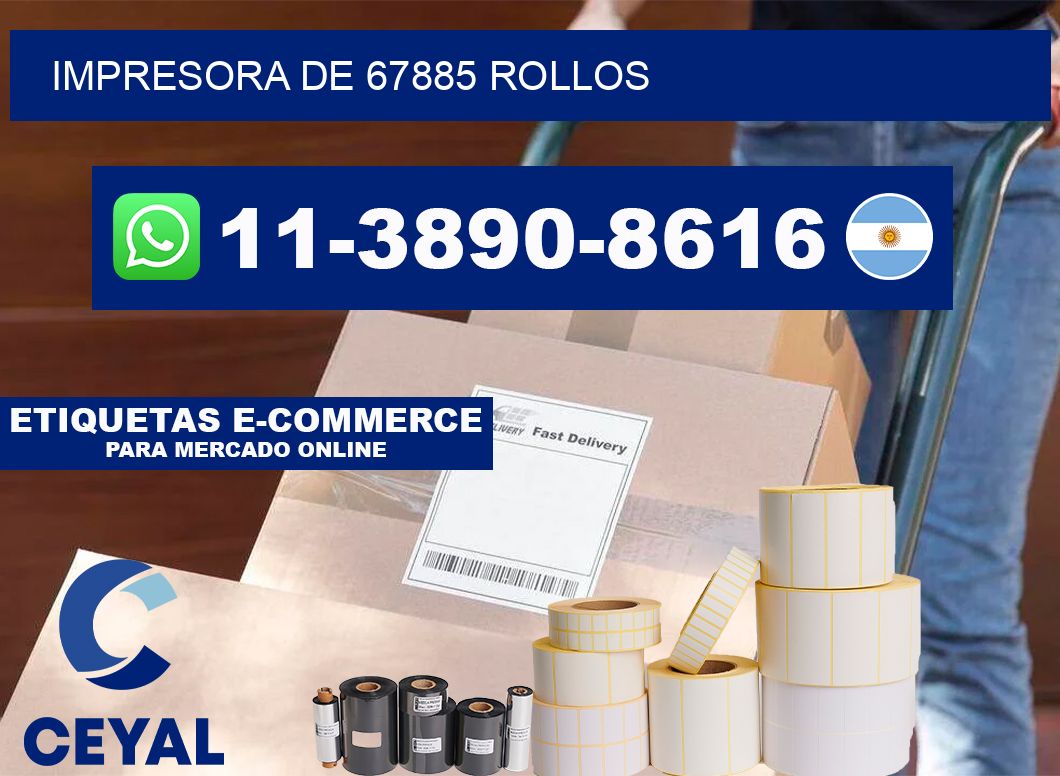 impresora de 67885 rollos